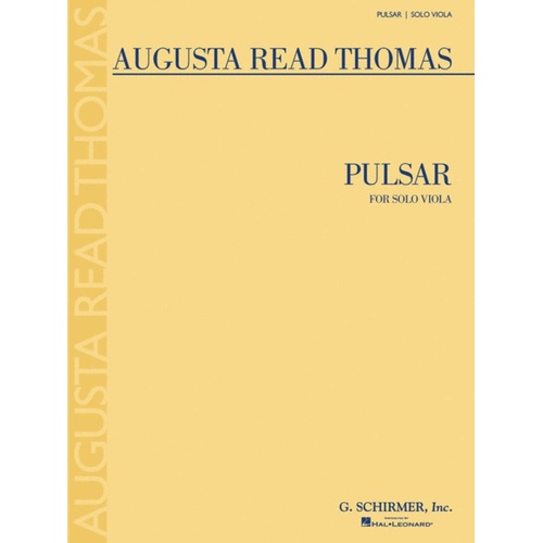 Thomas A.R. Pulsar For Solo Viola 