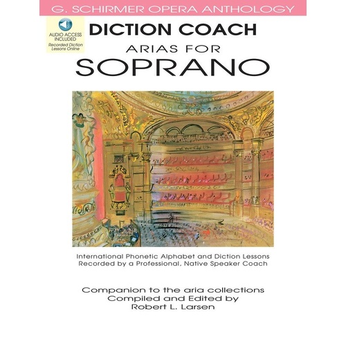 Arias for Soprano Diction Coach Book/Online Audio Package