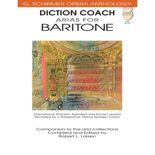 Schirmer - Arias For Baritone Diction Coach Book/CD