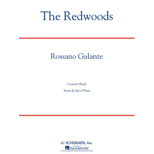 Schirmer - The Redwoods Concert Band 4 Score/Parts