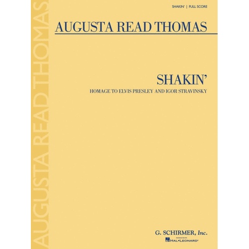 Schirmer - Thomas - Shakin Orchestra Full Score