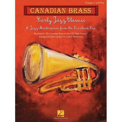 Early Jazz Classics Canadian Brass Quintet Trumpet 1 (Part) Book