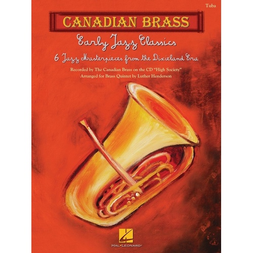 Early Jazz Classics Canadian Brass Quintet Tuba (Part) Book