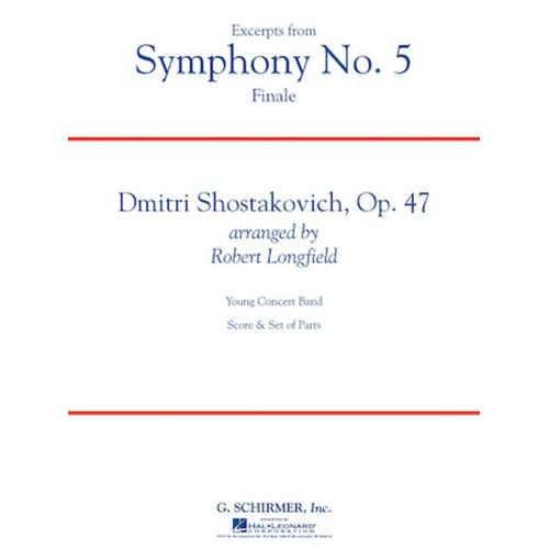 Excerpts From Symphony No 5 Finale Cb3 Full Score Score
