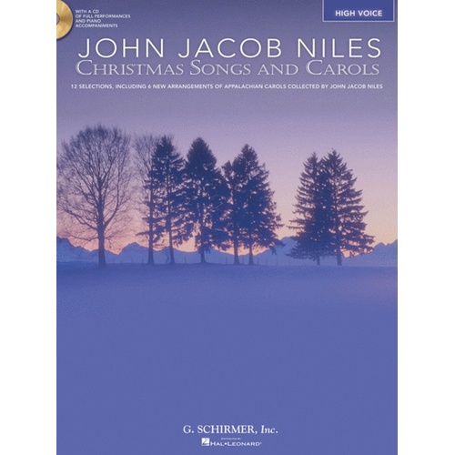 Niles - Christmas Songs And Carols High Voice Book/CD (Softcover Book/CD)