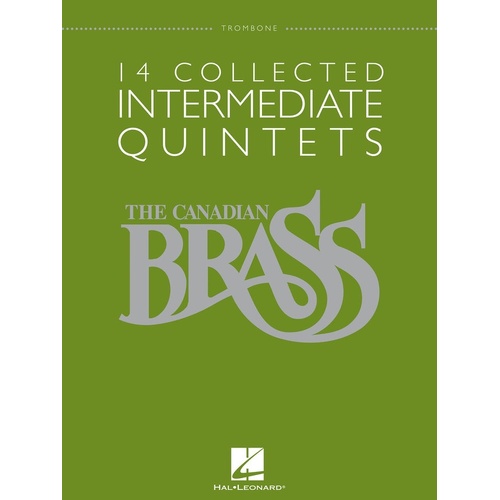 Canadian Brass 14 Collected Int Quintet Trombone (Softcover Book)