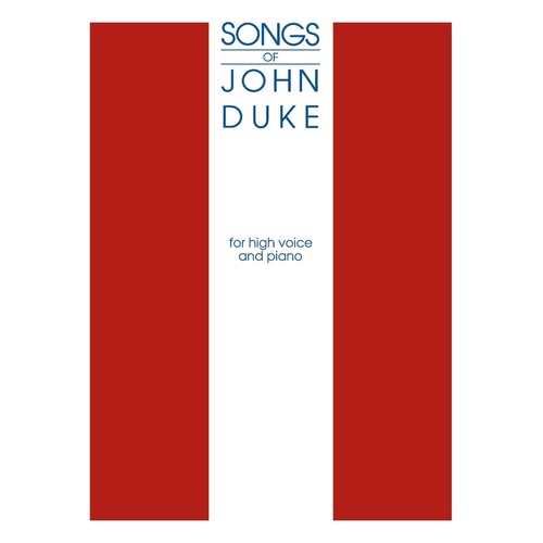 Schirmer - Songs Of John Duke High Voice/Piano