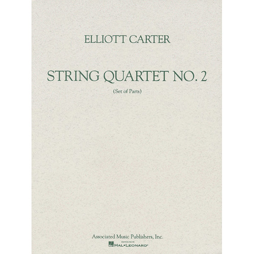 Carter String Quartet N.2 Parts 