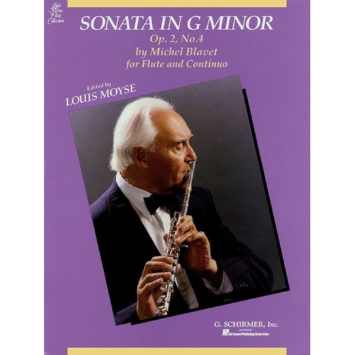 Blavet Sonata N.4 G Minor Flute/Piano 