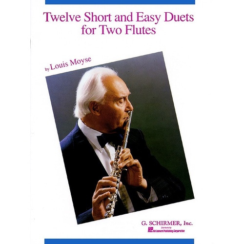Moyse 12 Short and Easy Duets 2 Flutes 