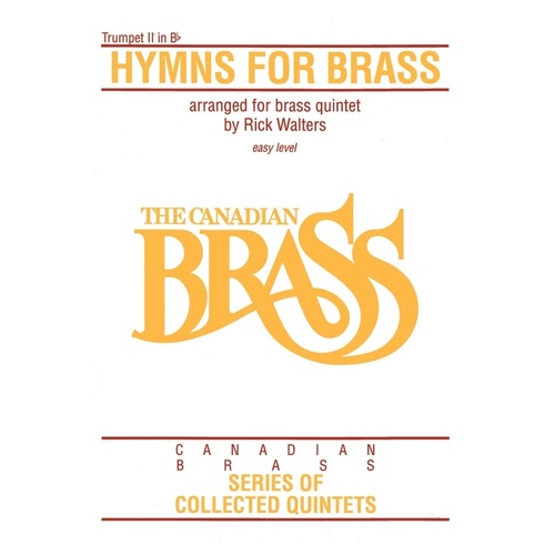 Canadian Brass Hymns For Brass 2nd Trumpet (Part) Book