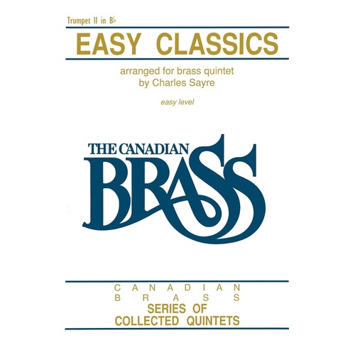 Canadian Brass Easy Classics Trumpet 2 (Part) Book