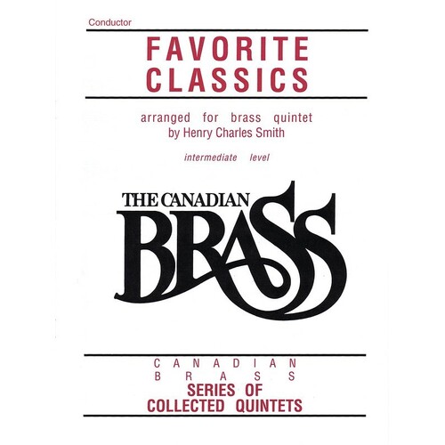 Canadian Brass Favorite Classics Conductor (Softcover Book)