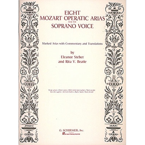 Schirmer - 8 Mozart Operatic Arias For Soprano Voice