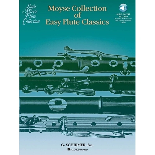 Moyse Collection of Easy Flute Classics Book - 20 Easy Editions with Online Recordings, G. Schirmer, Inc., 24 Pages