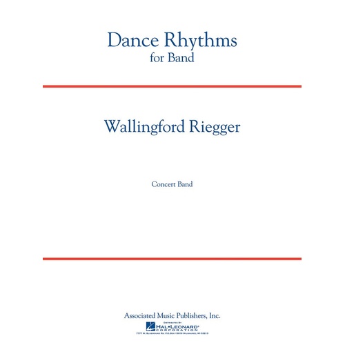 Dance Rhythms For Band Op 58 Concert Band 5 Score Only