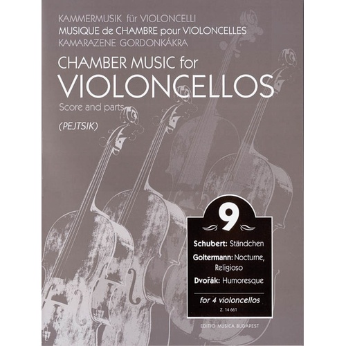 Chamber Music For Violoncellos Vol 9 4 Vc Score/Parts (Softcover Book)