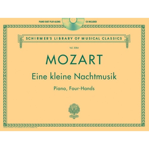 Schirmer - Eine Kleine Nachtmusik Mozart Piano Duet Book/CD