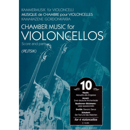 Chamber Music For Cellos Vol 10 (Music Score/Parts)