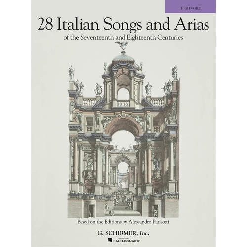 Schirmer - 28 Italian Songs And Arias High Voice