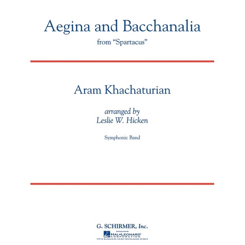 Aegina And Bacchanalia (From Spartacus) Gscb5 Sc (Music Score)