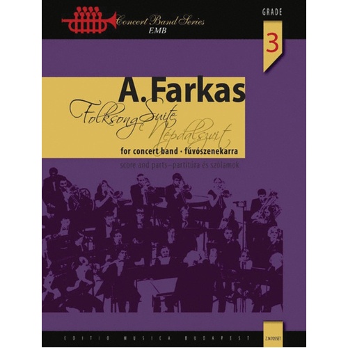 Folksong Suite Concert Band 3 Score/Parts