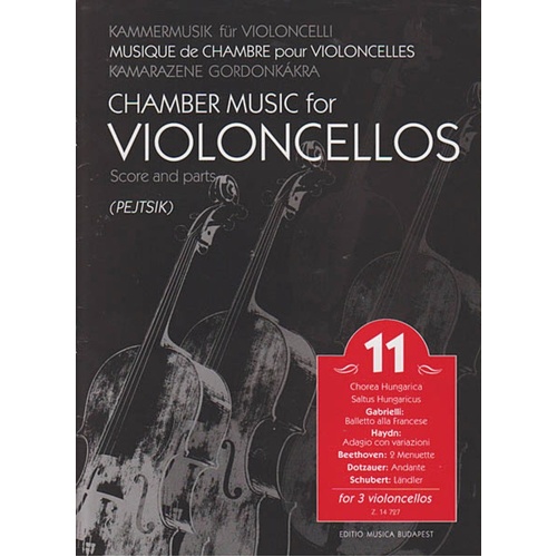 Chamber Music For Violoncellos Vol 11 Score/Part 