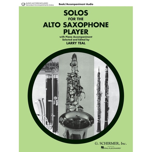 Solos For The Alto Sax Player Book/Online Audio (Softcover Book/Online Audio)