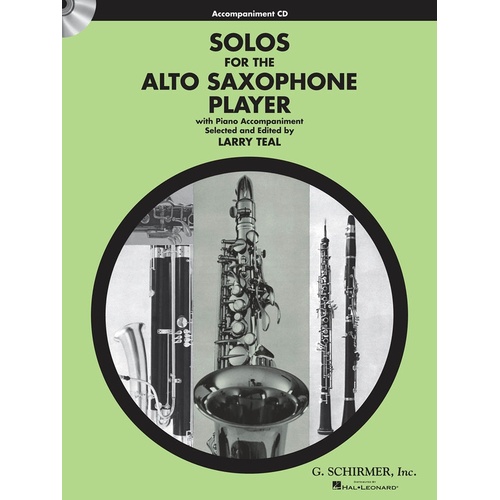 Solos For The Alto Sax Player Accomp CD