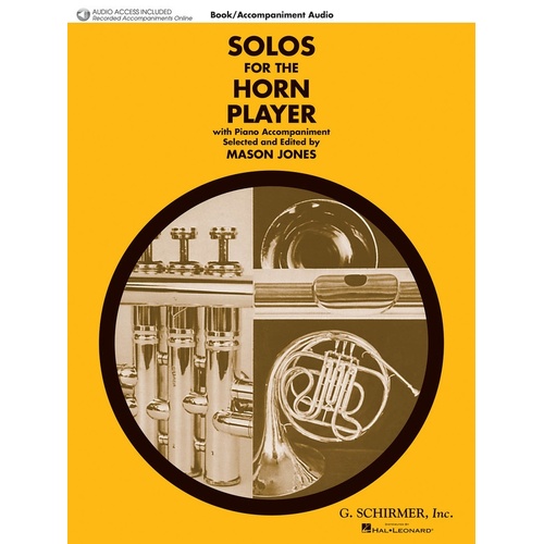 Solos For The Horn Player Book/Online Audio (Softcover Book/Online Audio)