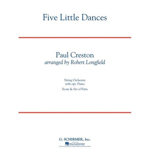 Five Little Dances So3-4 (Music Score/Parts)