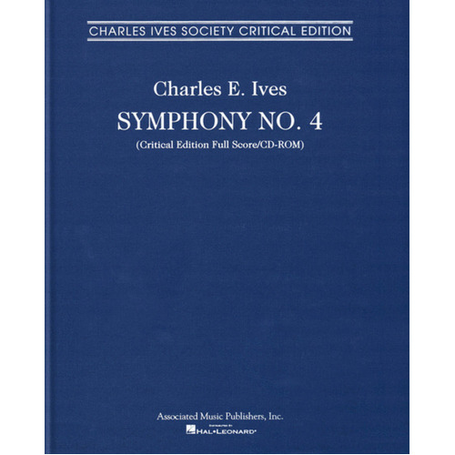 Ives - Symphony No 4 Full Score/CD-Rom Clothbound