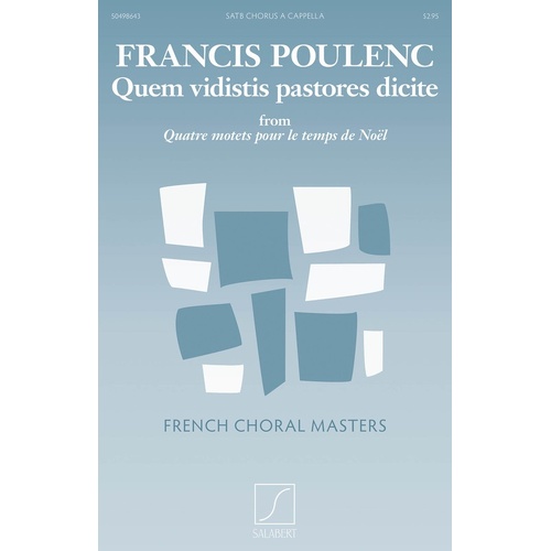 Quem Vidistis Pastores Dicite SATB A Cappella (Octavo)