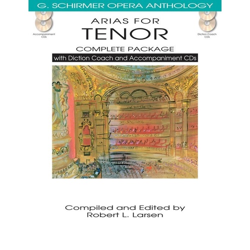 Arias for Tenor Package BK/CD with Diction Coach and Accompaniment CDs
