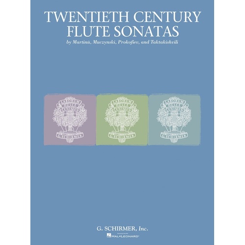 Twentieth Century Flute Sonatas Flute/Piano (Softcover Book)