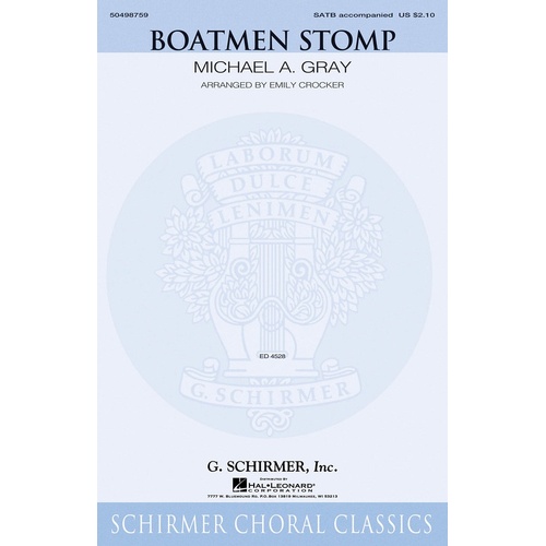 Boatmen Stomp SATB (Octavo)