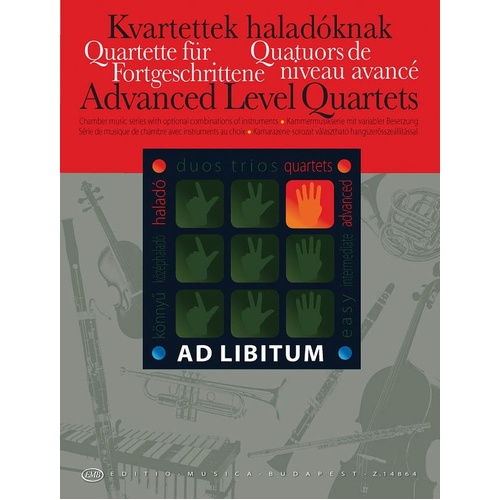 Advanced Level Quartets Score/Parts