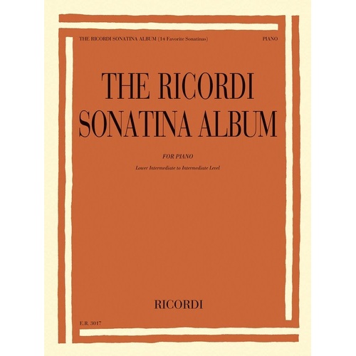 Ricordi Sonatina Album for Lower Intermediate to Intermediate Piano