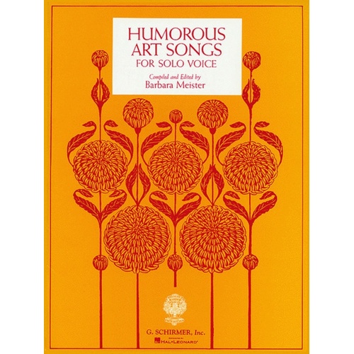 Schirmer - Humorous Art Songs For Solo Voice