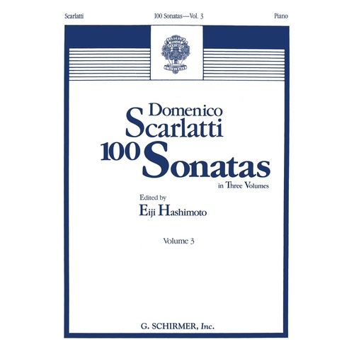 Scarlatti 100 Sonatas Piano Vol.3(Hashimot 
