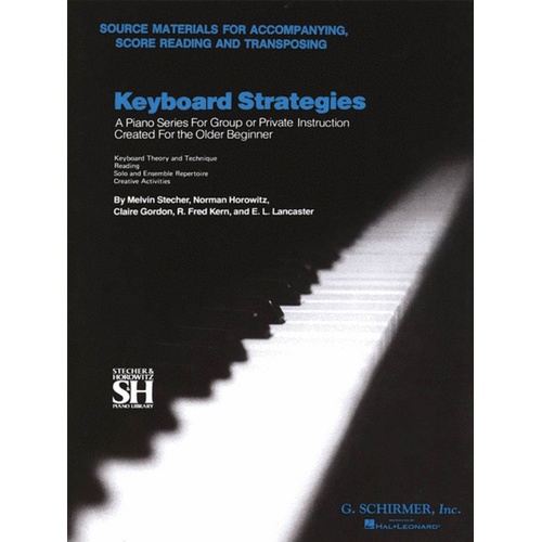 Schirmer - Keyboard Strategies Source Materials Accompanying