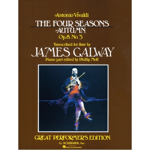 Vivaldi - Autumn From 4 Seasons Flute/Piano Arr Galway (Softcover Book)