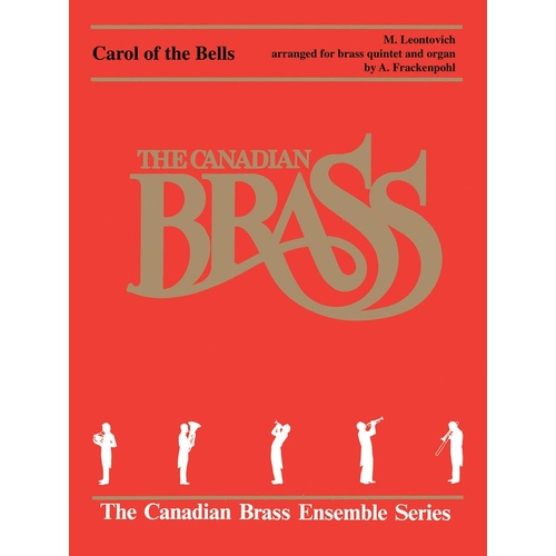 Carol Of The Bells Brass Quintet (Music Score/Parts)