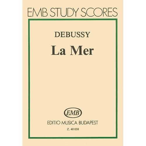 La Mer Three Symphonic Sketches Score