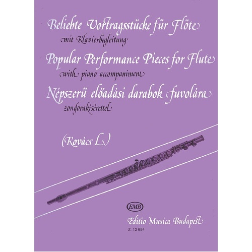 Popular Performance Pieces Flute And Piano 