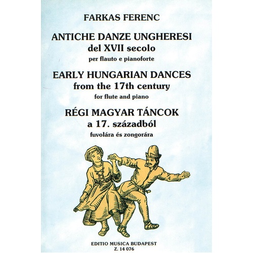 Early Hungarian Dances Flute Piano (Softcover Book)