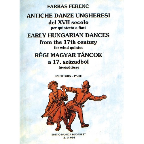 Early Hungarian Dances Woodwind Quintet (Music Score/Parts)