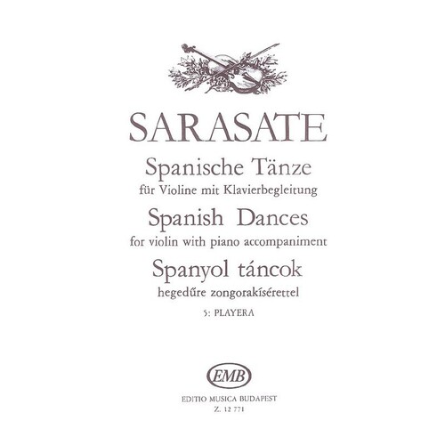 Spanish Dances Volume 5 Op 23 Violin Piano (Softcover Book)