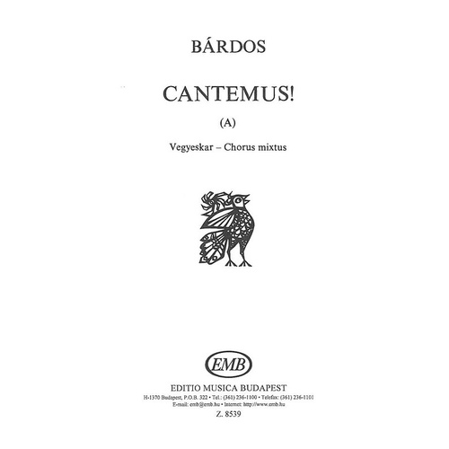 Cantemus (A) SATB (Octavo)