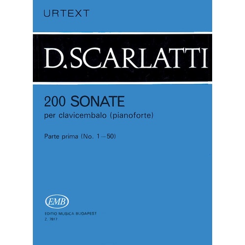 200 Sonatas Vol 1 Scarlatti Piano Solo (Softcover Book)